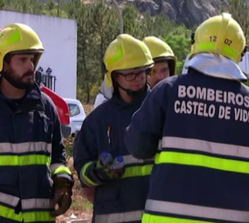 400 professionals carry out a forest fire drill between Valencia de Alcántara and Portugal